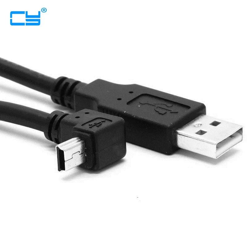 USB 2 0 A Тип папа до 90 градусов вверх под углом Mini B 5pin кабель 50 см|angle usb|mini busb 2.0 |