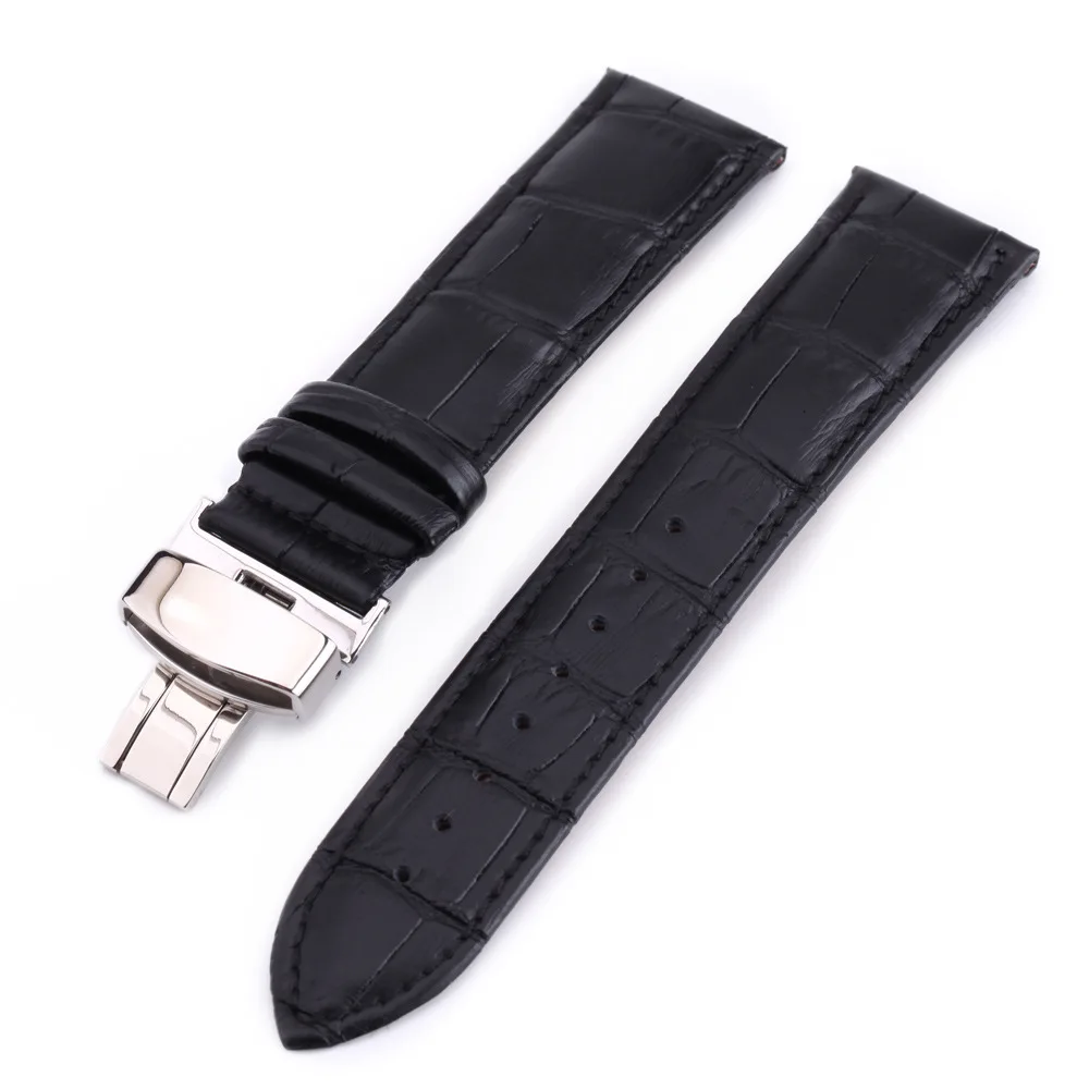 Ремешок для часов tissot casio lontines dw mk Panerai Omega из мягкой телячьей кожи с пряжкой