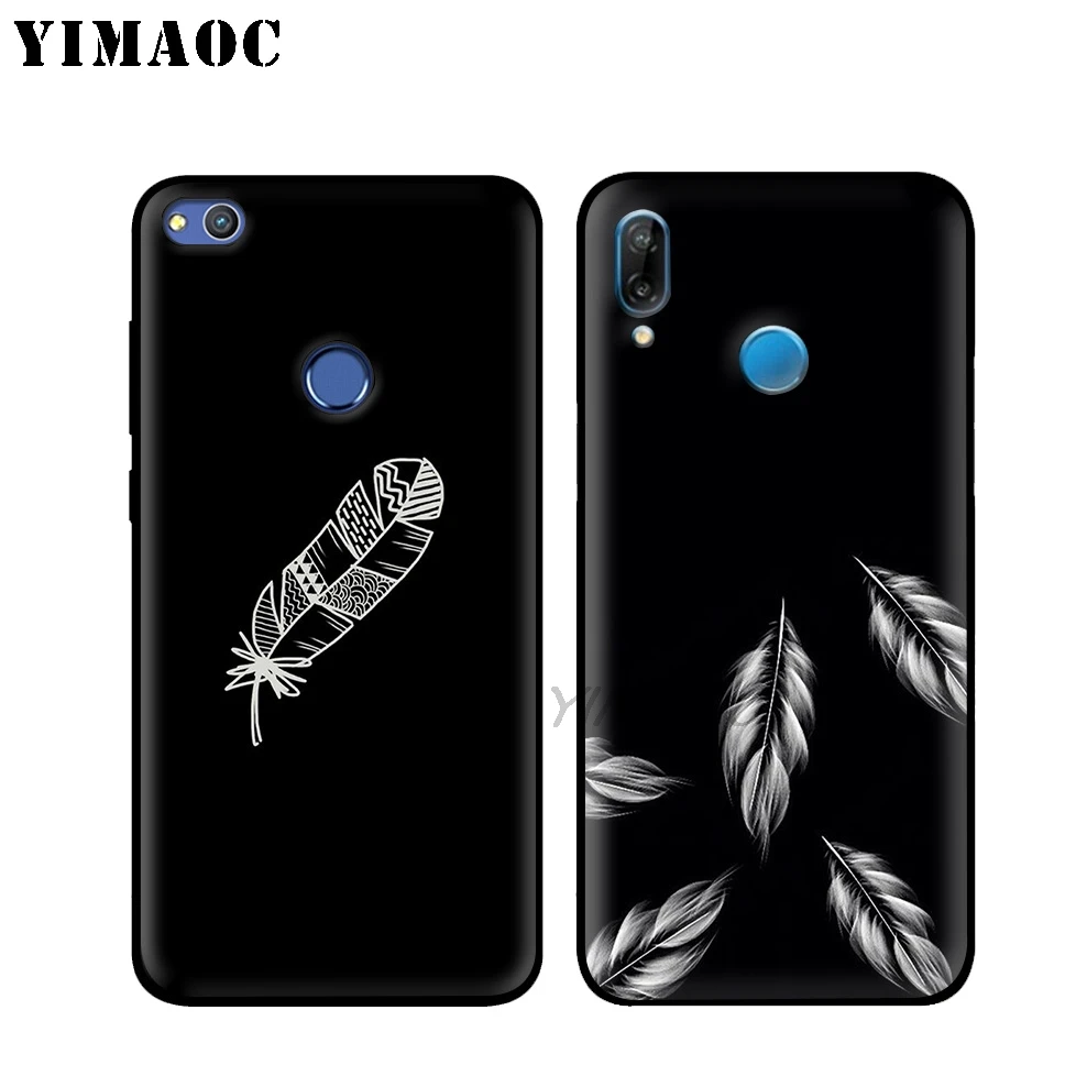 YIMAOC перо искусства Красочный мягкий чехол для huawei Honor Коврики 20 9X Примечание 10 Pro