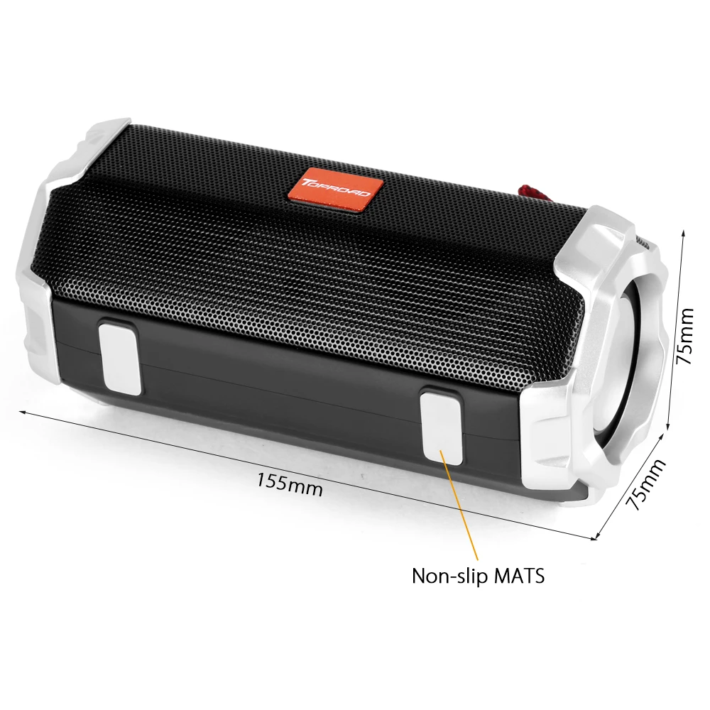 Bluetooth Колонка TOPROAD портативная с поддержкой TF карты и FM радио|Портативные колонки|