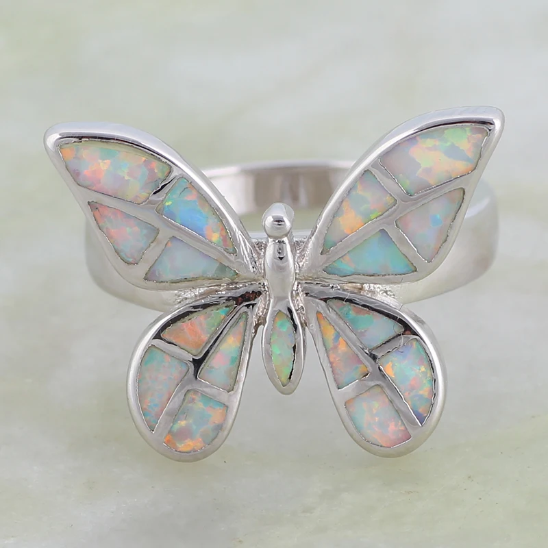 Женское кольцо с бабочкой серебряное размеры 5 6 7 8 9 10 R616|ring size|fashion jewelry ringjewelry rings |