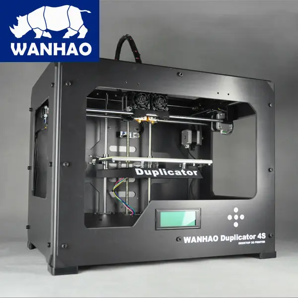 Wanhao3D printer D4S,dual-extruder,reprap kit with multicolor filament, in STL-gcode,two rolls filaments as gift