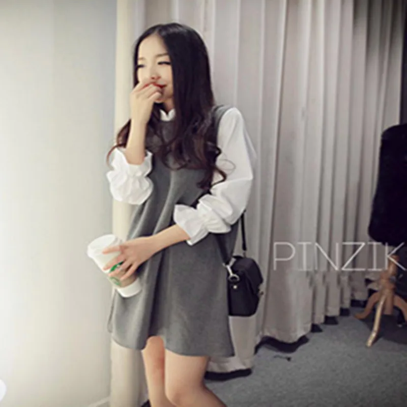 Свободное платье для беременных по специальной цене на весну и осень женская