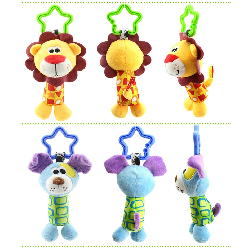 Стиль 6 счастливый обезьяна для новорожденных Мягкая погремушка Игрушечные