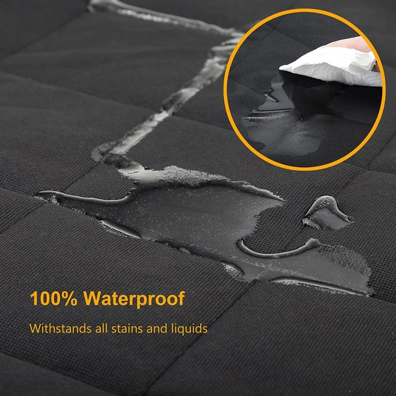 Pet Seat Cover Car Waterproof Scratch Proof Nonslip Backing Hammock Quilted Padded Durable for Cars Trucks and SUVs | Дом и сад