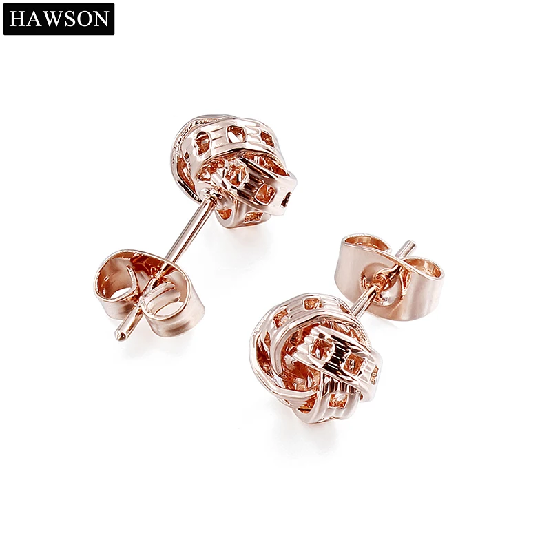 Женские модные серьги-гвоздики HAWSON очаровательные серьги для девочек