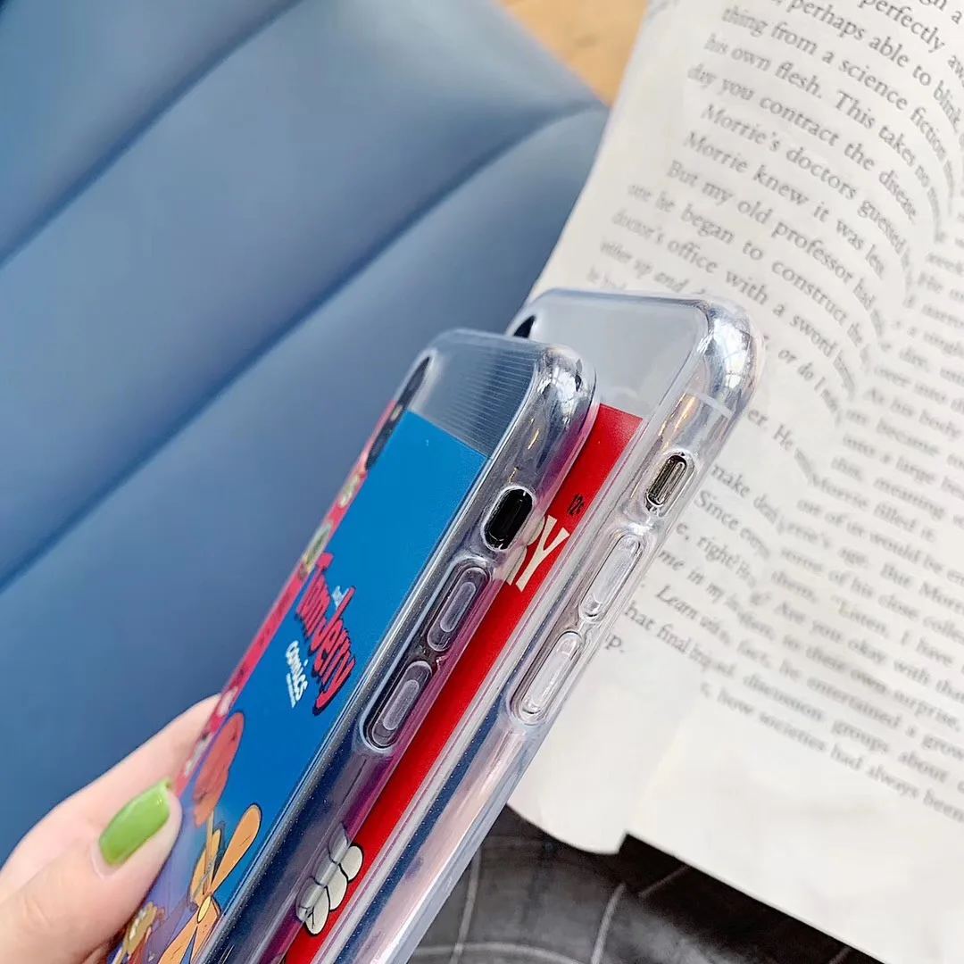 Чехол для телефона с изображением Тома и Джерри iphone Xs MAX XR X 6 6s 7 8 plus забавный узор