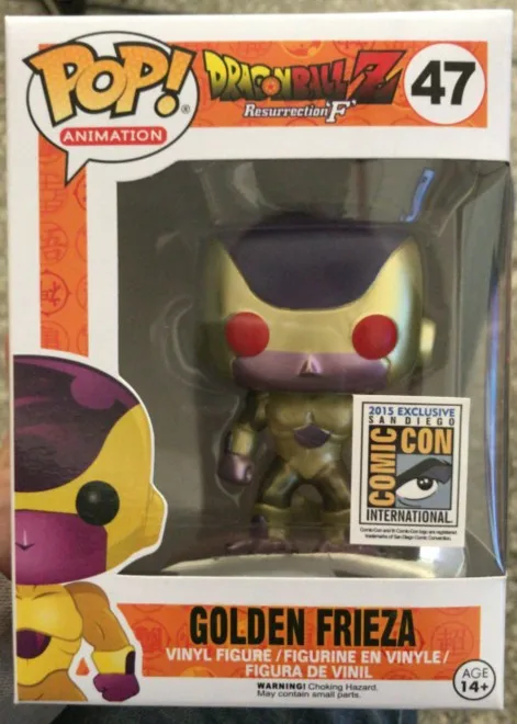 47-red FUNKO POP! Dragon Ball Golden Frieza Горячая тема эксклюзивная фигурка игрушки Коллекция Модель игрушки подарок - Цвет: 47-red
