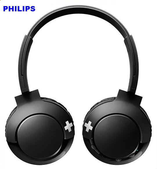 Philips SHB3075 головная повязка Беспроводная Bluetooth 4,1 Гарнитура регулятор громкости литий-полимерный с микрофоном наушники для Iphone - Цвет: Black