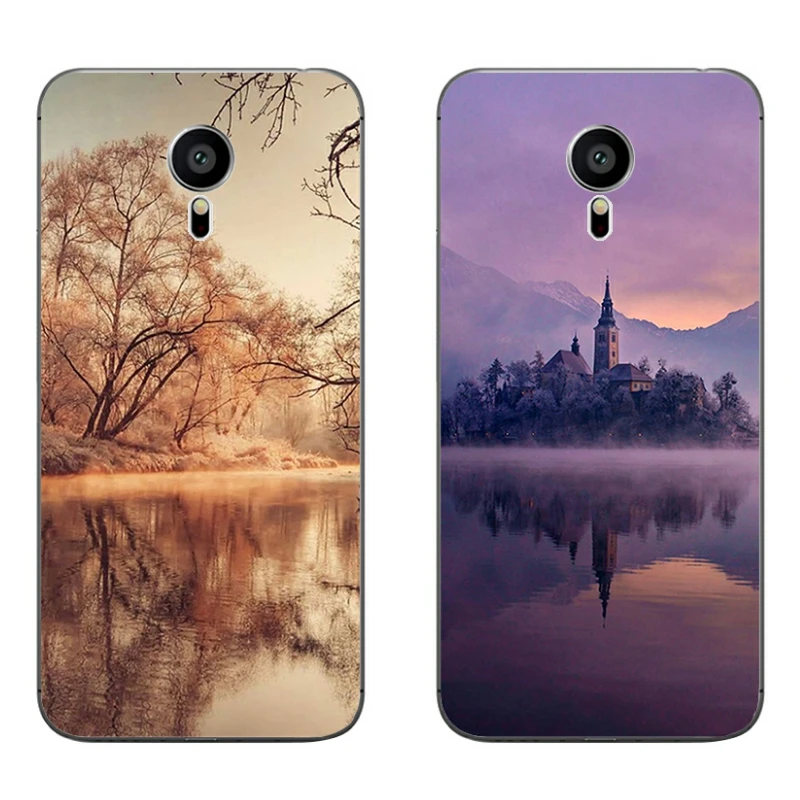 Для Meizu MX4 MX5 MX6 Pro 5 6 Чехол для телефона M1 M2 M3 Note MEILAN E Mini Shell Прозрачный чехол силиконовый с водоотражающим узором