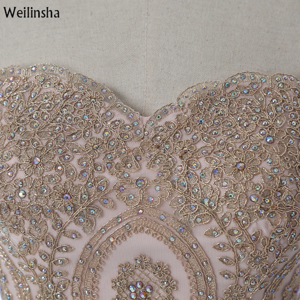 Weilinsha 2017 На Складе Длинные Вечерние Платья Прямо Длиной До Пола Милая Vestido де