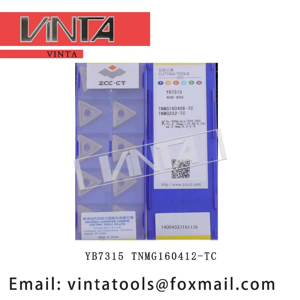 

high quality 10pcs/lots YB7315 TNMG160412-TC cnc carbide turning inserts cutting blade tools