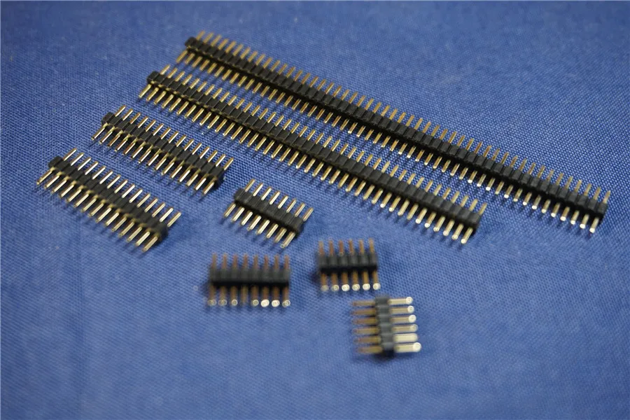 200 шт 0 050 &quot1 27 мм Мужской PCB Заголовок 2 3 4 5 6 7 8 10 12 13 14 15 16 20 30 40 50 Pin сквозные