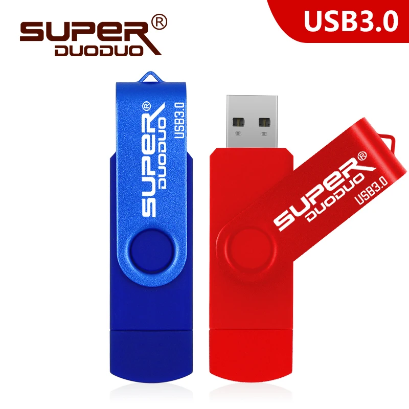 Сумасшедший горячей USB 3 0 OTG флеш накопитель 64Гб 128 ГБ красочный флешки 16 Гб