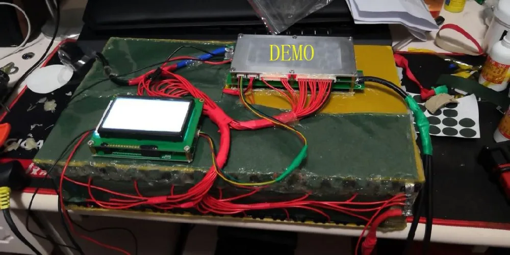 15S 50A/80A/100A/120A LTO BMS/PCM/PCB плата защиты аккумулятора для 15 упаковок 18650 литий-ионных