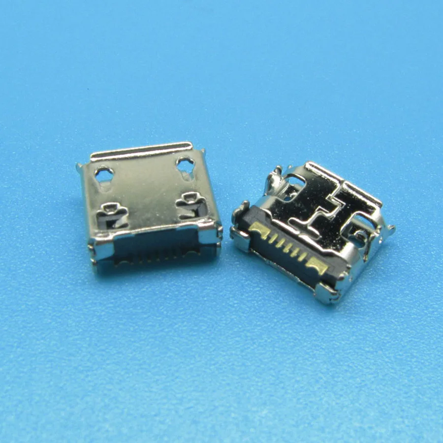 5pcs Mini micro USB Charging Port Power Jack For Samsung C3322 Connector Micro Socket DIP4 replacement repair | Мобильные телефоны