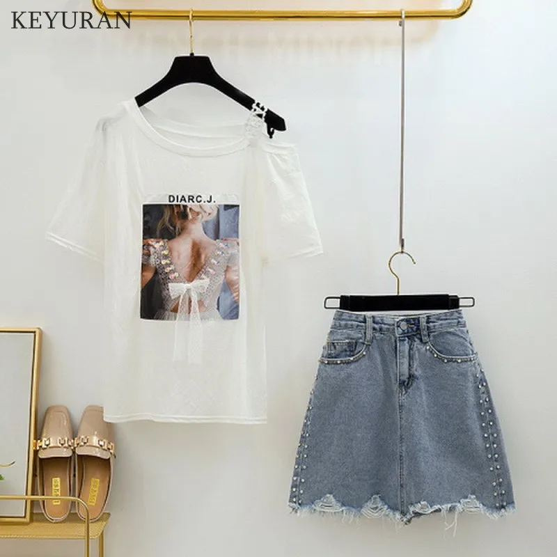 2019 новые летние женские Модные принт с открытыми плечами коротким рукавом