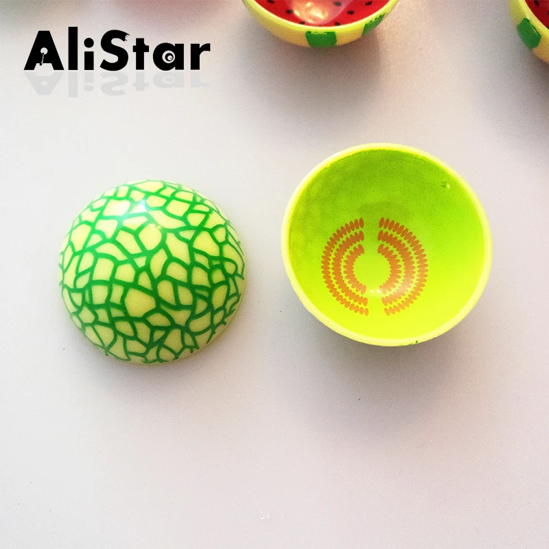 20 шт./лот Симпатичные Мини чаши арбуз оранжевая форма Круглые Пластиковые