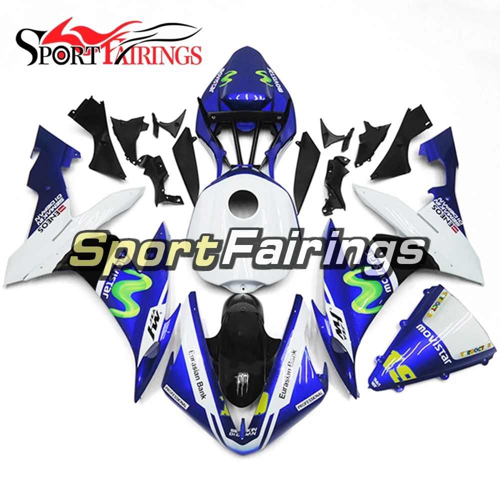 Гоночный полный обтекатель для Yamaha YZF1000 R1 04 05 06 YZF 2004 2005 2006 ABS пластик мотоциклетный