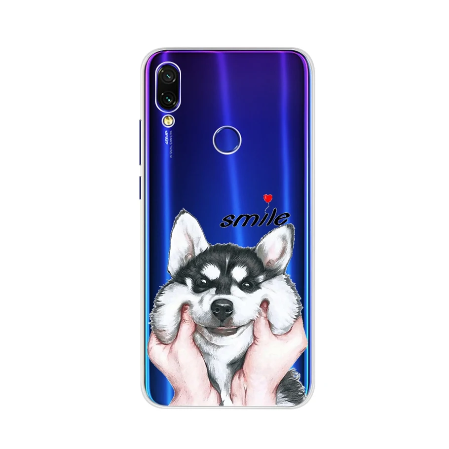 Оригинальный чехол для телефона Xiaomi Redmi 7a Note 7 Pro мягкий силиконовый