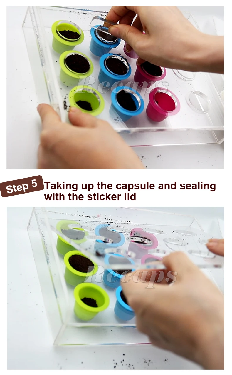 12 капсул Nespresso кофейные капсулы акриловая коробка для наполнения устройство