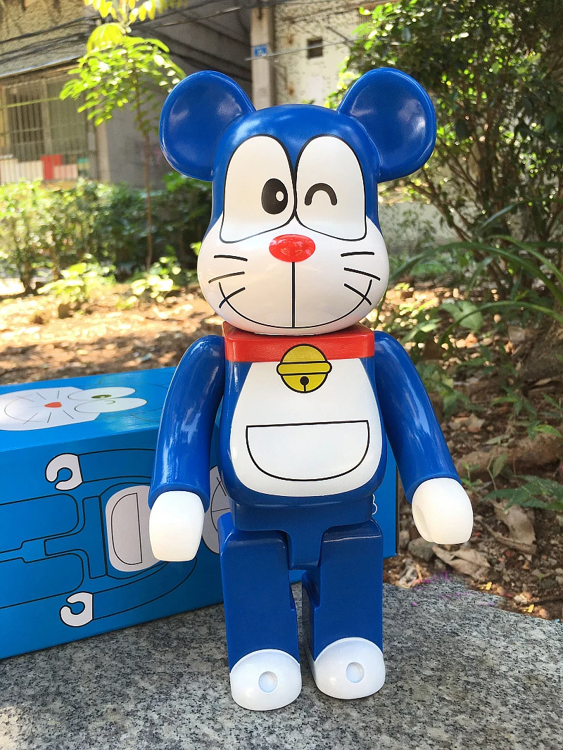 Hot Sell 11inch 400% Bearbrickly Bearsbrick Doraemon Model PVC Action Figure Collectible Toy fashion toy Gifts IN STOCK | Игрушки и