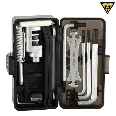TT2543 Topeak TT2543 коробка для выживания для велосипеда, набор инструментов для ремонта, велосипедный портативный инструмент, дорожный велосипедный ключ, наборы Bicicleta MTB, инструменты - Цвет: TT2543