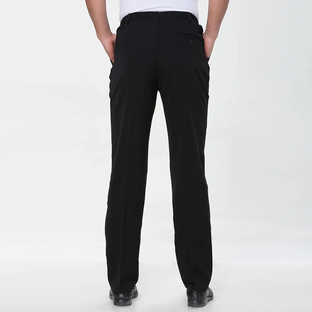 Форменные брюки для повара работы ресторана в полоску полуэластичные Мужские