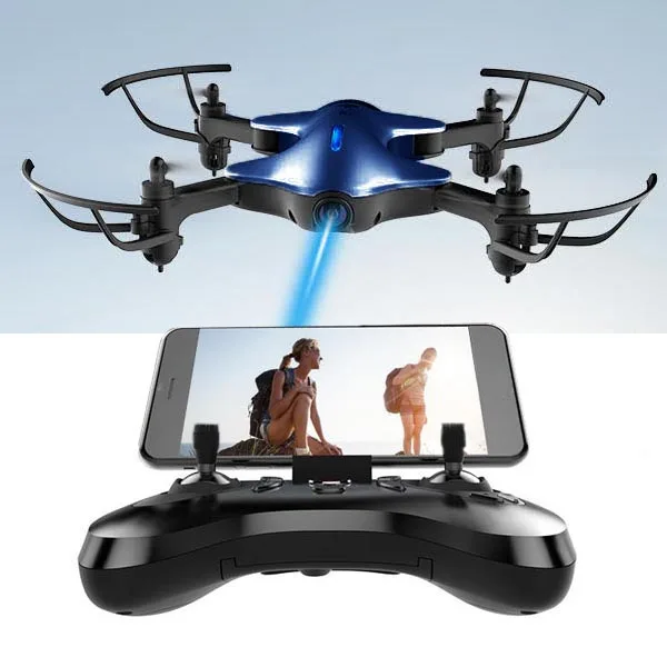 at-146-blue ATOYX камера Дрон мини Дрон RC с камерой Квадрокоптер HD 4k FVP wifi с широкоугольным HD высоким безголовым режимом удержания высоты 4CH - Цвет: at-146-blue