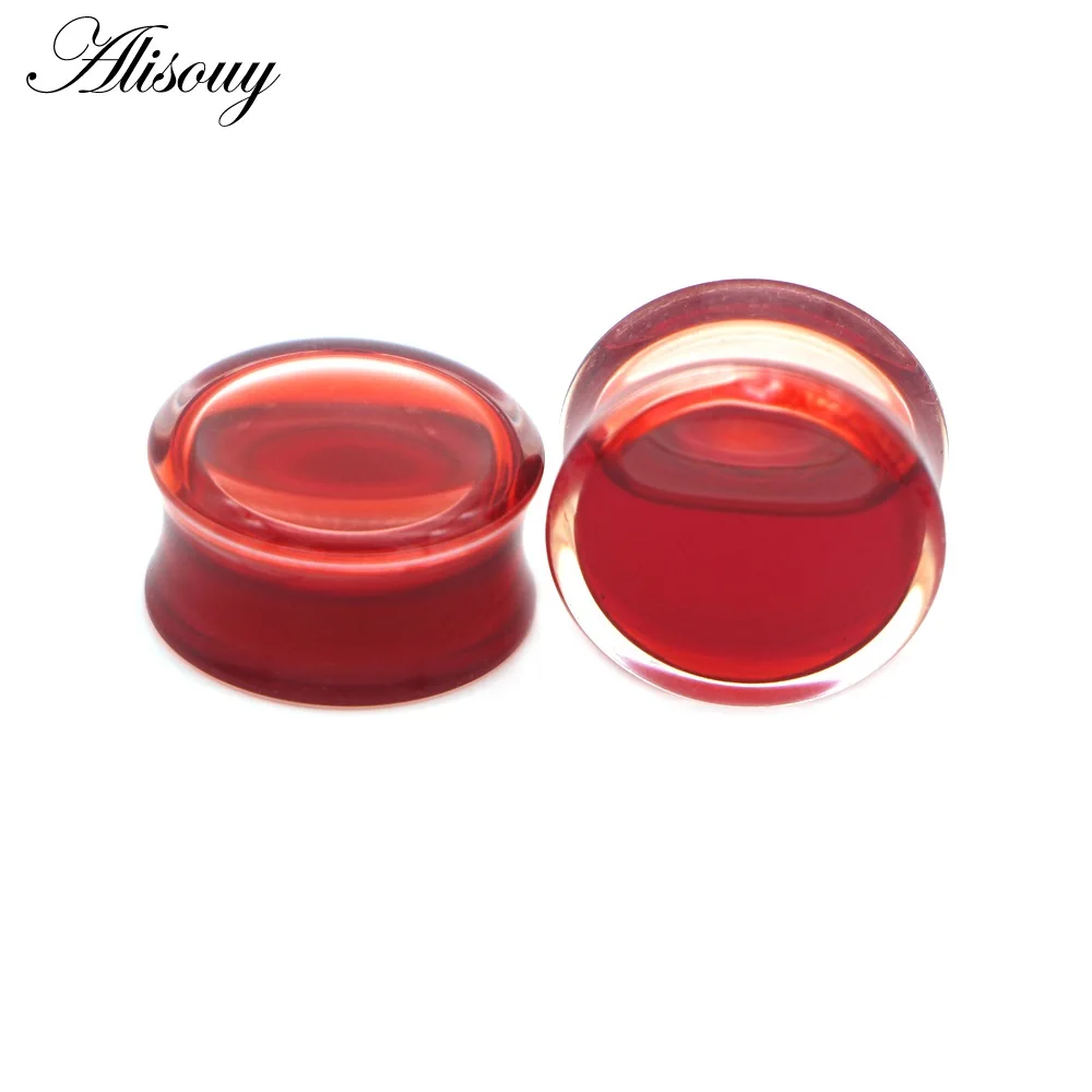 EM0303 Red Liquid 1 шт звезда крест одуванчик жидкая Золотая рыбка беруши Туннели акриловые носилки расширитель серьги телесный пирсинг уха ювелирные изделия для тела - Окраска металла: EM0303 Red Liquid