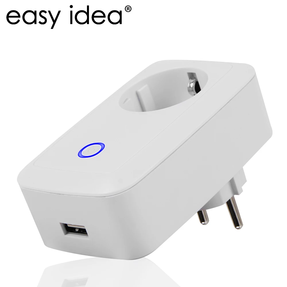 Беспроводной Wi Fi Smart Plug питьевой умная розетка ЕС/США дистанционное управление