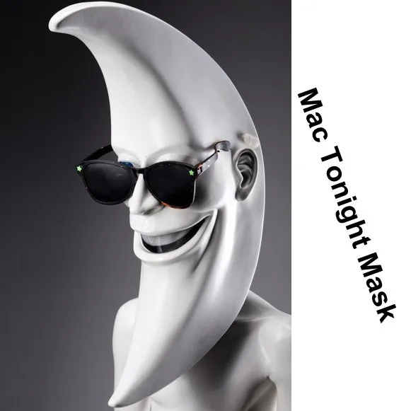 Mac сегодня костюм Боб Бейкер Луна парики маска на Хэллоуин маскарадная латексная