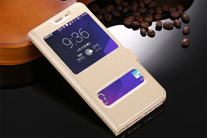 Чехол для meizu m5 note, умный флип-чехол с подставкой, чехол s, высокое качество, из искусственной кожи чехол для meizu m5 note, задняя крышка и Окно просмотра