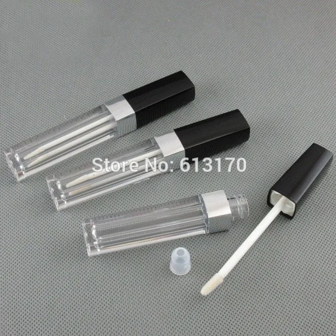 

New arriva 3.5ml Eyeliner tubes Square Black Cap Lip gloss tube Empty revitalash Eyelash Bottles DIY make up cosmetic packing