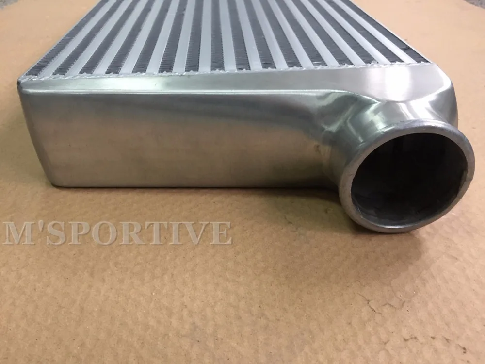 M'SPORTIVE 600*300*76mm Universal Turbo Intercooler bar&ampplate Front Mount intercooler Polished with 3&quot Inlet/Outlet | Автомобили