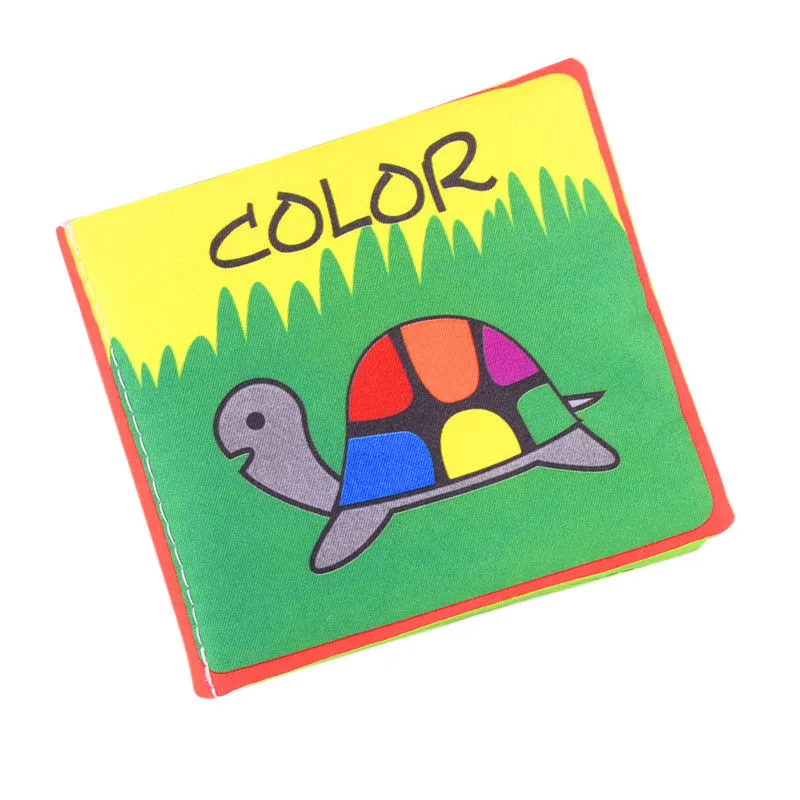 Kid Baby Intelligence Development Cloth Book Bedding Reading Cognize Book Educational Toy 10*9CM