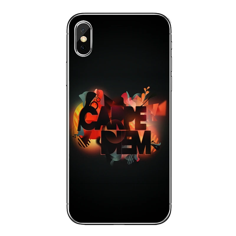 Чехол для телефона Carpe Diem с надписью Huawei Honor 10 9 Lite 8 8C 8X 7C 7X 7A 6C pro Play 6X 6A 5A LYO L21 V8