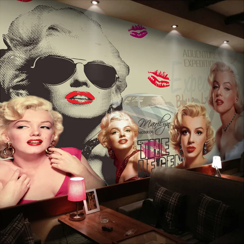 Модный женский постер в европейском стиле Настенные обои фон для спальни салона