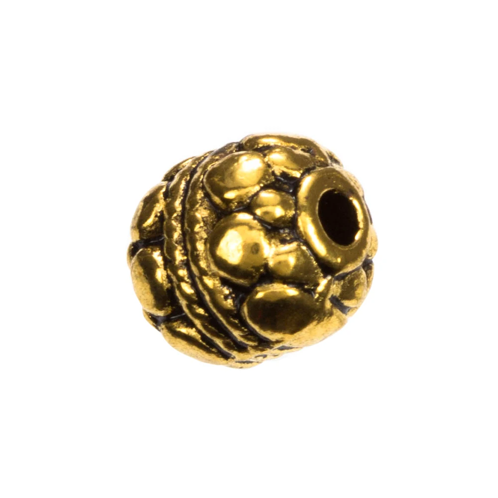 MEIBEADS 7.8*7mm 50pcs/lot Antique Gold Color Alloy Metal Charm Beads For Women DIY Bracelets &amp Anklets Making UF6376 | Украшения и