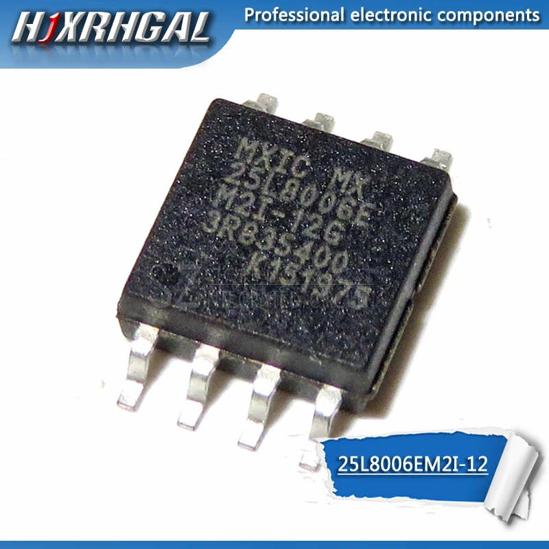 5 шт. MX25L8006EM2I-12G 25L8006EM2I-12G MX25L8006E MX25L8006 25L8006E SOP-8 Новый и оригинальный HJXRHGAL