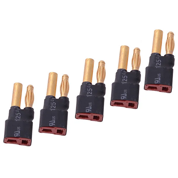

No Wires T-Plug Female to Bullet Banana HXT 4.0mm Male Connector Adapter (Deans Style)