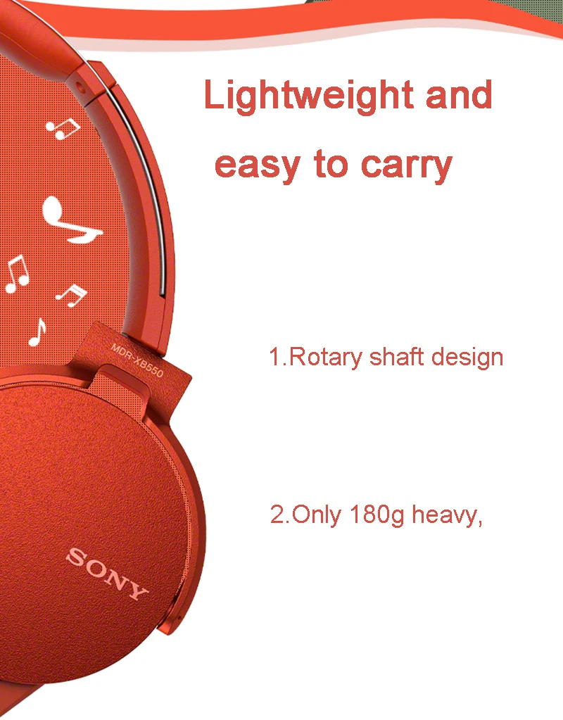 Оригинальные наушники SONY MDR-XB550AP сабвуфер телефонный Звонок музыка Проводная гарнитура для huawei для samsung