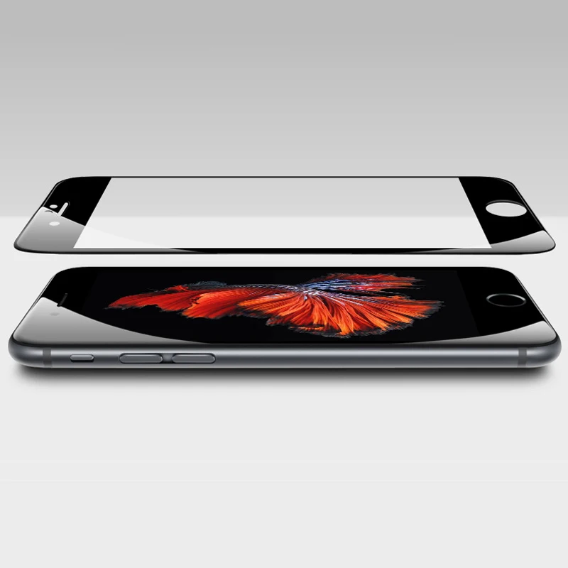 2 шт. закаленное стекло для Apple iPhone 7 защита экрана полное покрытие 3D пленка с