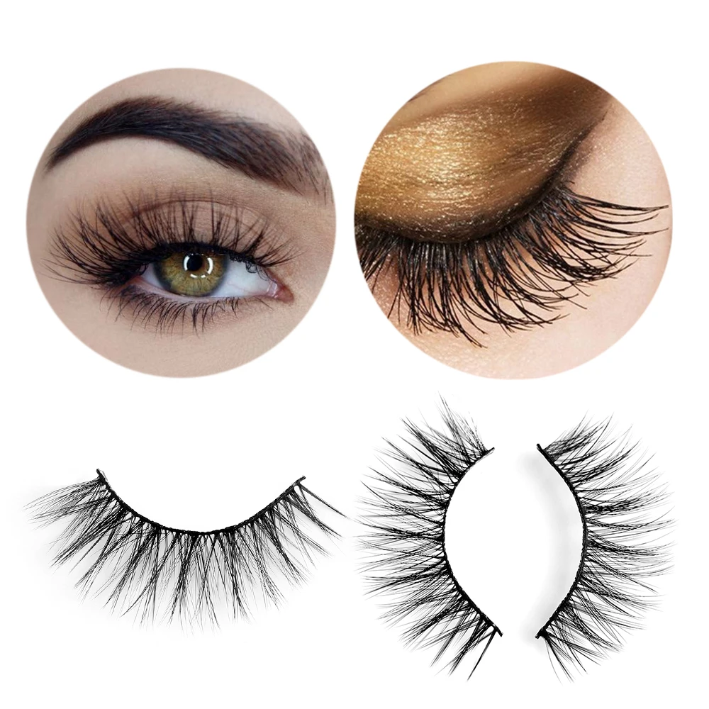 3 пары натуральные накладные ресницы для макияжа|natural false eyelashes|false eyelashesfalse eyelashes 3d |