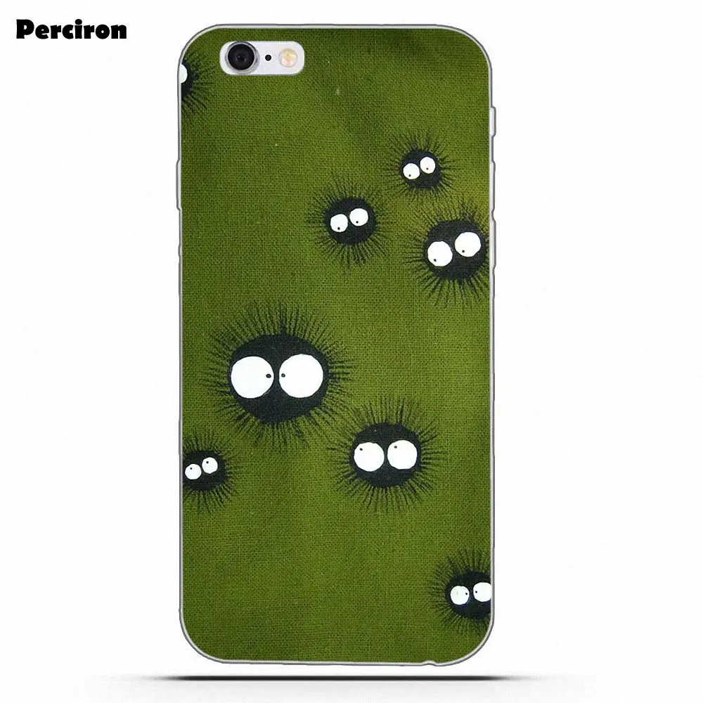 as picture Тоторо портал Soot Sprite для huawei P7 P8 P9 P10 P20 P30 Lite Mini Plus Pro Мягкий мобильный чехол - Цвет: as picture
