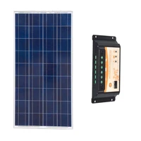 kit panneau solaire 12v 150w solar battery charger solar controller 12v24v 10acaravan chargeur solaire pour telephone portable
