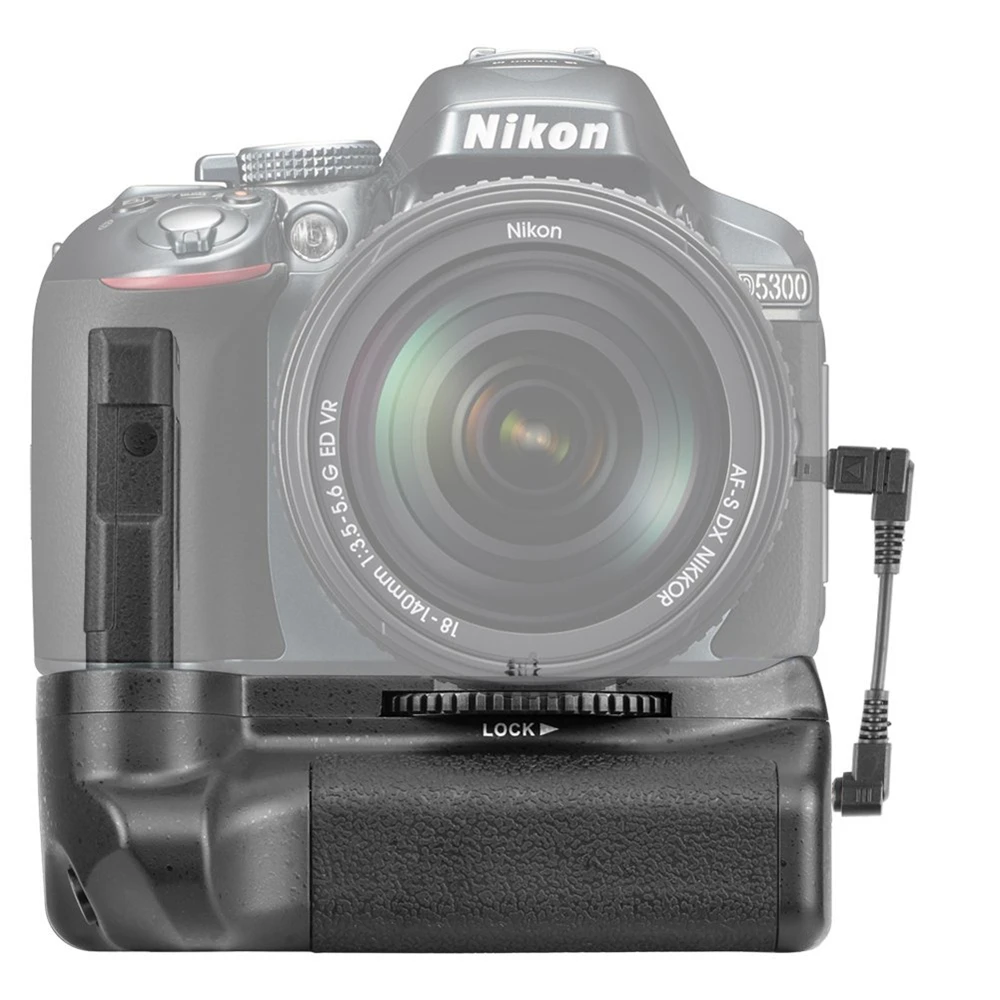YIXIANG Pro Батарейная ручка для Nikon D5100 5200 D5300 DSLR камера совместима с аккумуляторами EN