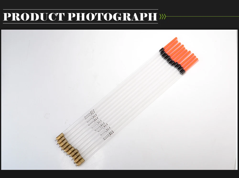 ФТК рыбалка Поплавок 10 шт./компл. 6g+ 2g 8g+ 2g с украшением в виде кристаллов Пластик Рыболовные Поплавки море лодках рыбы поплавки рыболовные аксессуары с автоматической фокусировкой