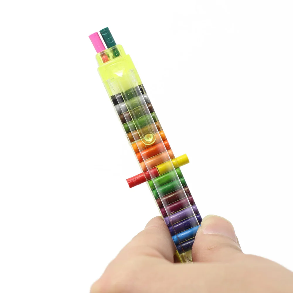 Блестящие Развивающие детские игрушки для рисования восковые карандаши Детские