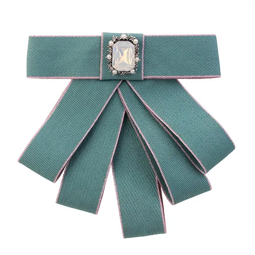 Y59417 brooch ZHINI модный дизайн женские Стразы имитация броши «бант» булавка бант лента броши женские булавки ювелирные изделия брошь воротник Винтаж - Окраска металла: Y59417 brooch